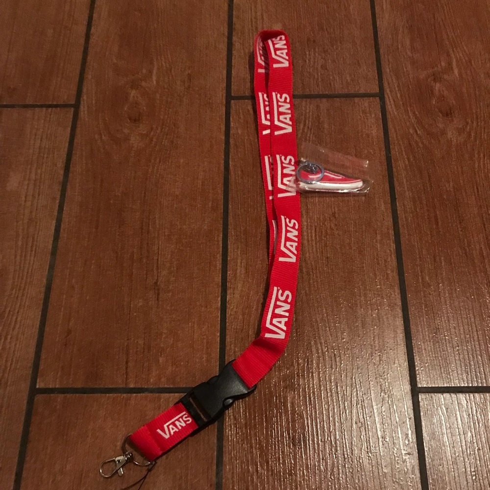Vans lanyard key chain